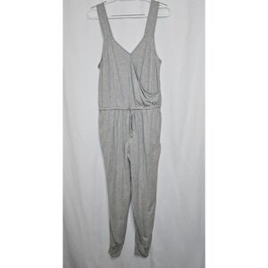 Jumpsuit Women S Gray Excellent Surplice Jogger Loungewear Casual Skinnygirl